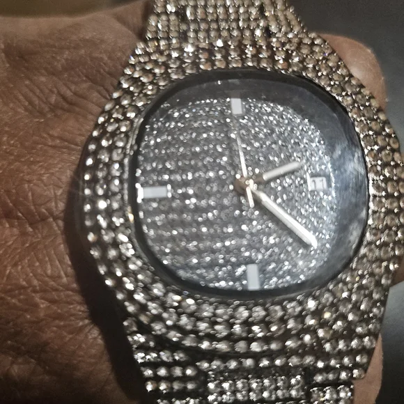 Silver Rhinestone Watch - Picture 2 of 4